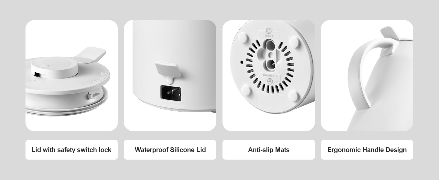 MOKKOM Nut Milk Maker, Automatic Almond Milk Machine for Homemade Plant-Based Milk