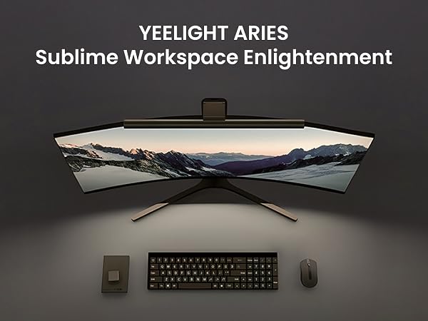 monitor lamp bar curved