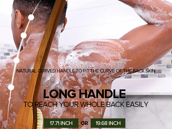 icandoit long hande shower brush
