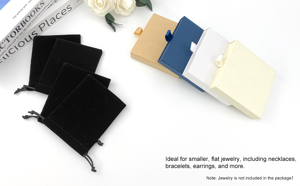 Jewelry Gift Box and Velvet Bag