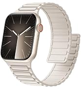 Easuny Magnetic Watch Band Compatible with Apple Watch 44mm 46mm 45mm 49mm 42mm 41mm 40mm 38mm Ba...