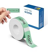 FLEXYVA Genuine P24 Label Maker Tape, 14x40mm Thermal Labels, Green | Crisp & Clear Printing, Str...