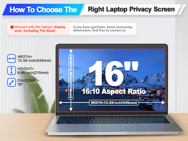 laptop screen protector 16 inch