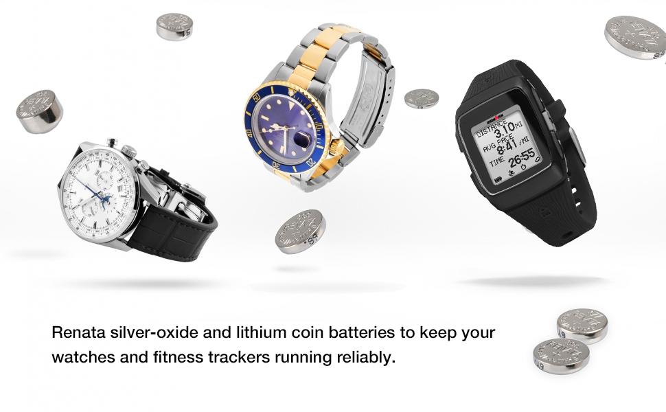 Renata Swiss-engineered watch batteries