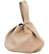 Women's Clutch Soft Vegan Leather Hobo Top Handle Bag Small Tote Purse