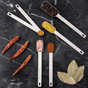stainless steel measuring spoons,measuring spoons,long measuring spoons