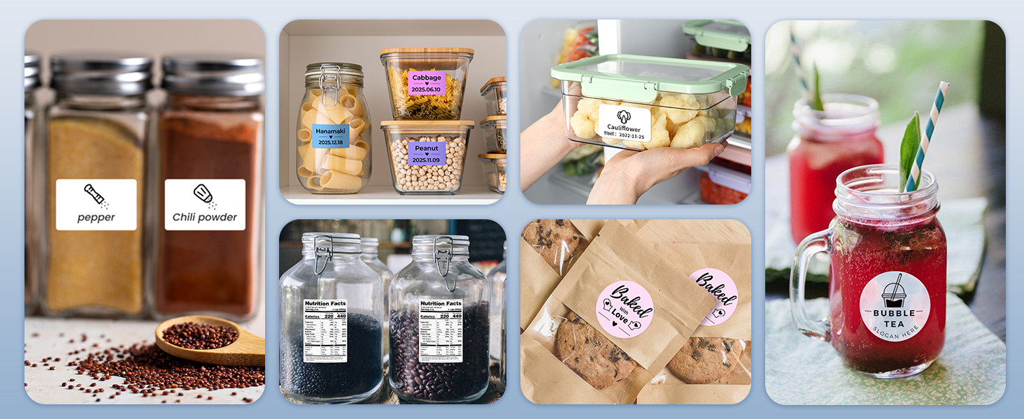 label maker for jar,kitchen