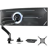 Ultrawide Monitor-Arm Heavy Duty 22-57‘’ - PUTORSEN Aluminum Single Monitor Mount Holds up to 59....