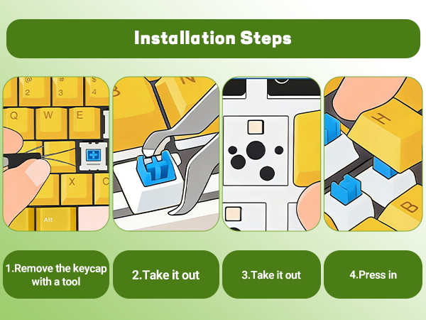 switches keyboard clicky mechanical keyboard switches key switches keyboard buttons