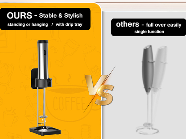 milk frother stand
