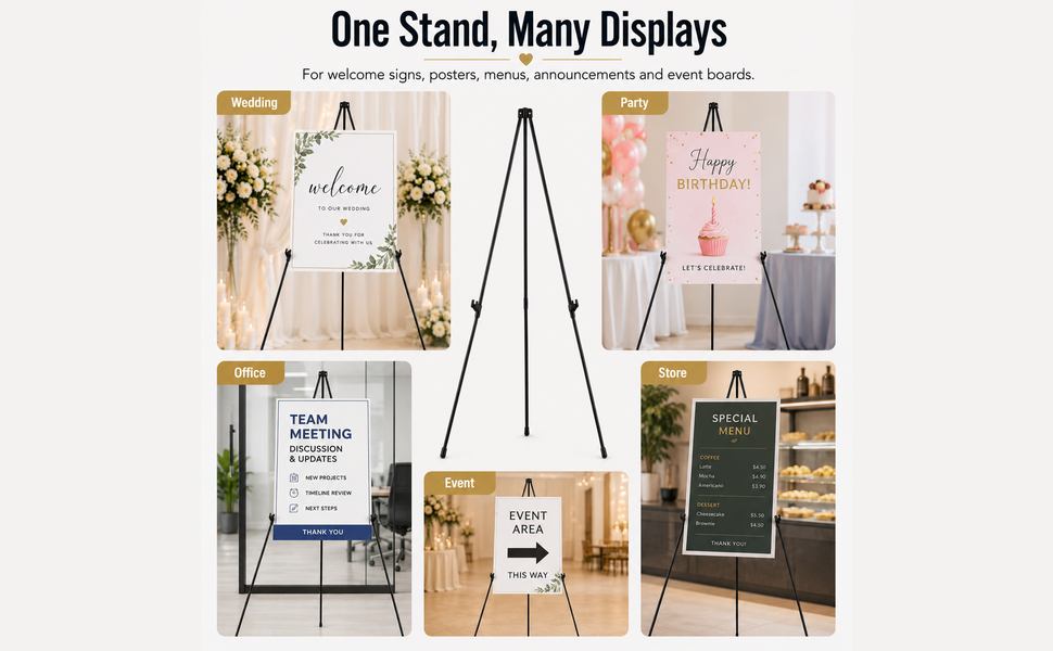 One Stand, Many Displays