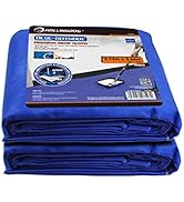 ROLLINGDOG Painter's Drop Clothes - Heavy Duty and Reusable Paint Drop Cloth for Painting,Furnitu...