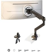 STANDOPIA Ultrawide Monitor Arm Desk Mount - fits 17-49 inch Heavy Duty Flat/Curved Monitors, Ful...