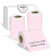 ORGSTA 3 Rolls Thermal Labels for T003 Label Maker, 1.57'' x 1.18"(40X 30mm) Thermal Sticker Labe...