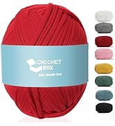 T-Shirt Yarn for Croheting Knitting - Tshirt Yarn for Slippers Storage Baskets Projects Bags Blan...