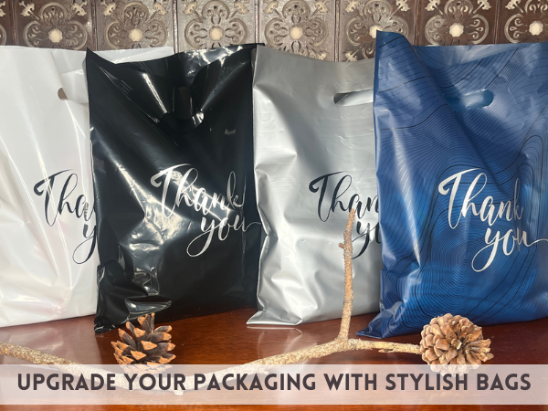 Small Business Bags Customers Merchandise Bags for Boutiques Small Bags 100 pack T Shirt Bags tx