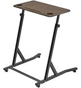 SELEWARE Bike Trainer Fitness Desk Cycle Desk Portable Workstation Standing Desk with Sturdy Tria...