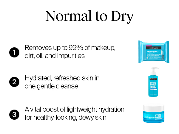 Skincare routine normal to oily skin normal to dry skin combination all skin types moisturizer