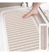 Matace Non Slip Bathtub & Shower Mat with Suction Cups, Thickened 3D Textured Anti-Fatigue Surfac...