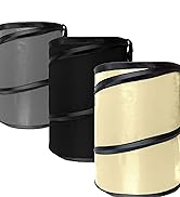 FH Group Auto Car Trash Can Portable Collapsible Car Trash Can Waterproof Garbage Container