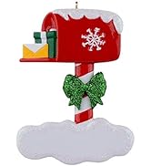 Mailbox Personalized Christmas Tree Ornament