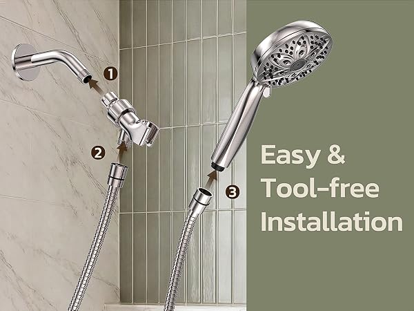 Easy & Tool-free Installation