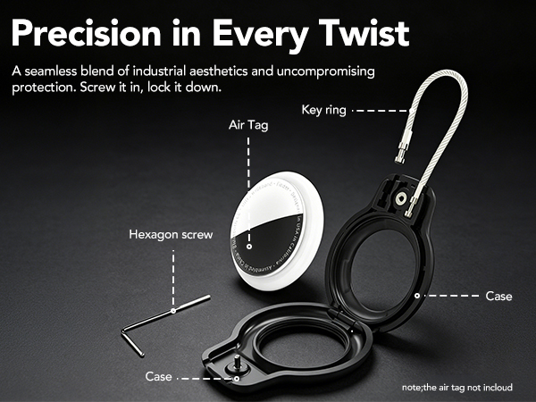 secure airtag holder
