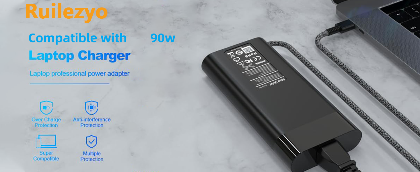 90w usb c laptop charger