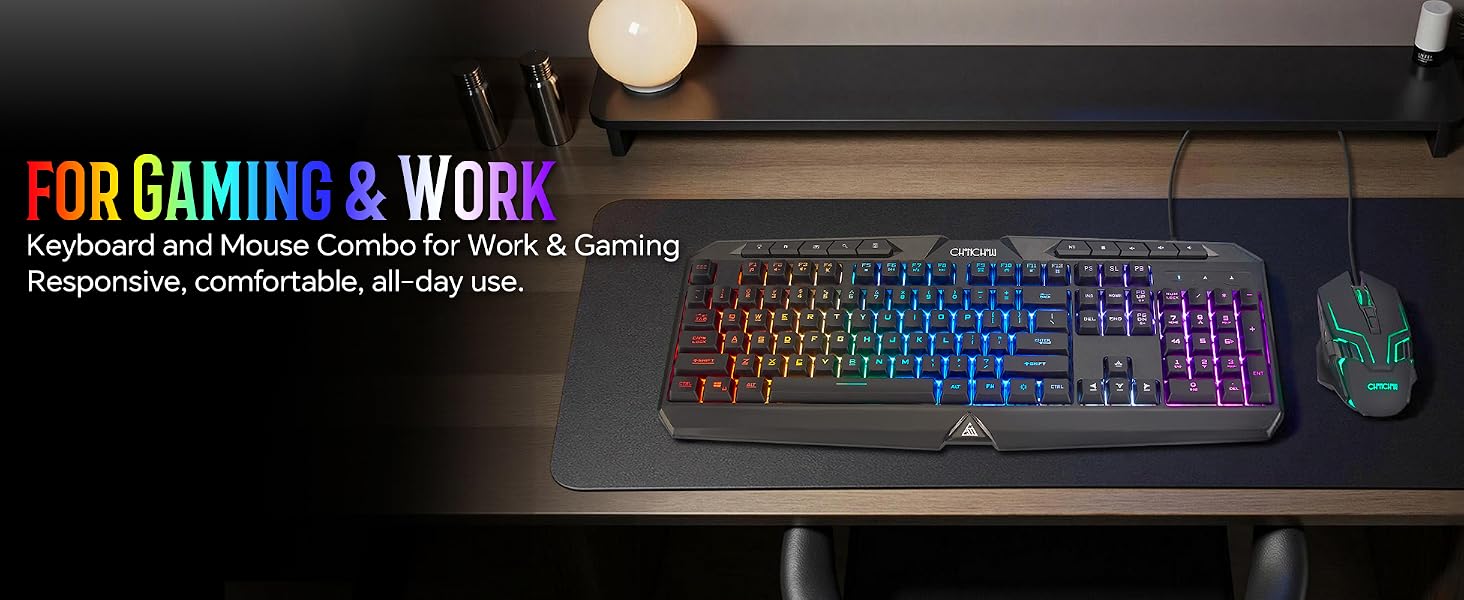 gaming keyboard and mouse