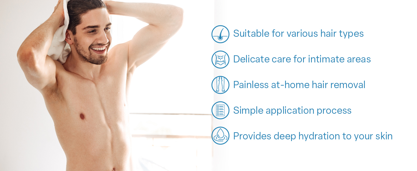 Body Hair Removal Cream for Men