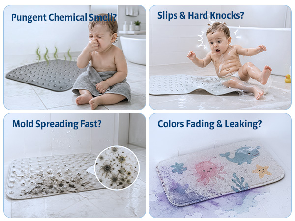 non slip bath mat