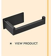 Auxmir Adhesive Toilet Paper Holder, No Drilling Toilet Roll Holder Wall Mount, Premium Thicken S...
