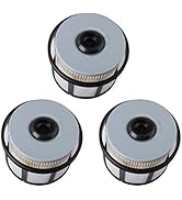 FD-4596 Diesel Fuel Filter Compatible with Ford E350 F250 F350 F450 1999-2003, (3)