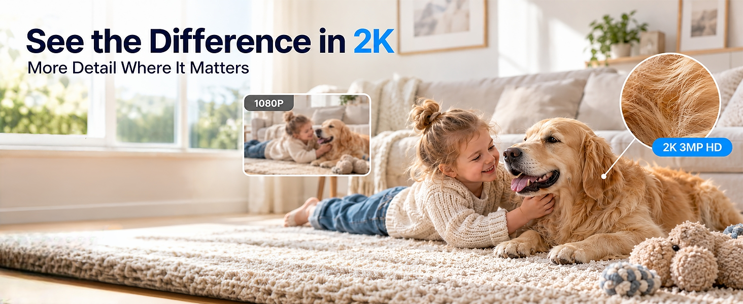 baby monitor with camera and audio, indoor camera wireless, security cameras wireless indoor