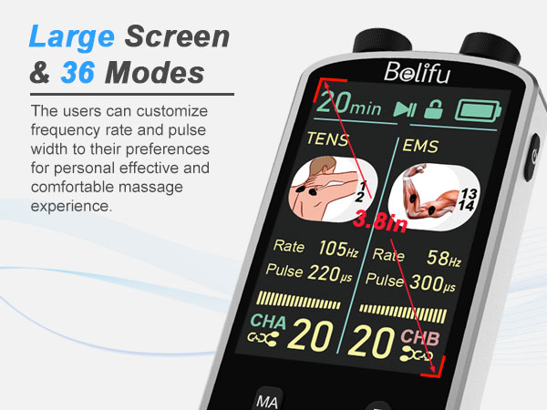 electric muscle stimulator tens ems unit tense muscle relaxer muscle stimulator for pain relief