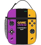 WOEMOZAP Game Insulated Lunch Box,Game Console Kids Lunch Bag For Boys Girls,Reusable Portable Ki...