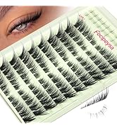 Focipeysa Wispy Lash Clusters Spiky Eyelash Clusters 10-18mm Eyelash Extensions Fox Eye Eyelash R...