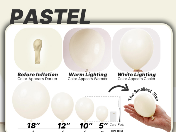 Beige Balloons