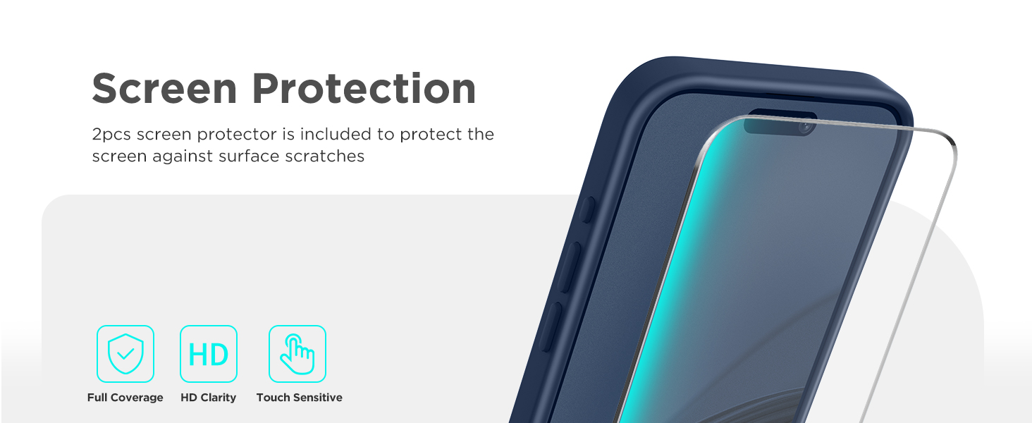 Strong Magnetic for iPhone 16 Pro Max Case Military Drop Protection Slim Anti-Fingerprint Case