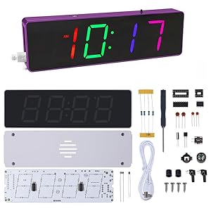 Colorful Digital Clock DIY Kit