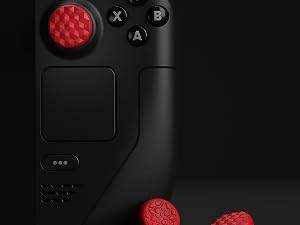 Thumb Grip Caps for Steam Deck LCD, Silicone Thumbsticks Grips Joystick Caps for Steam Deck OLED
