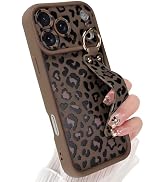 Jefonha Compatible with iPhone 17 Pro Max Case with Finger Hand Strap for Girls Women, Cute Funny...