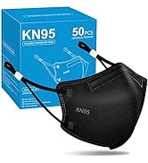 Funight Kids KN95 Masks for Children, 50 Packs 5 Layers Breathable Kids Masks Disposable Masks Wi...