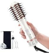 slopehill Travel Blow Dryer Brush, Dual Voltage Hair Blowout Dry Brush Mini | Compact 1000 Watt O...