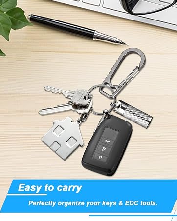Titanium Heavy Duty Keychain Carabiner