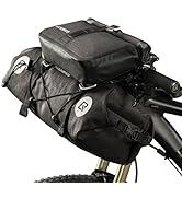 ROCKBROS Waterproof Handlebar Bags Bikepacking Bags Front 2 Dry Packs for MTB Road Bicycles Bikep...