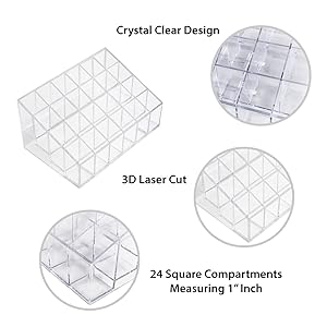 cosmetic display case, cosmetic case, small makeup organizer, caboodles cosmetic organizer