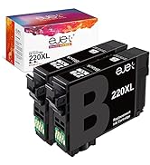 ejet Remanufactured Ink Cartridge Replacement for Epson 220 XL 220XL T220XL Used for WF-2750 WF-2...