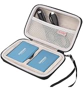 BOVKE 2-in-1 Carrying Case Compatible with Samsung T5 T3 T1 Portable 250GB 500GB 1TB 2TB SSD USB ...