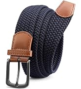 CHAOREN Mens Belt - Braided Stretch Golf Belt for Men 1 3/8"- Gift for Golf Pants Casual Shorts J...